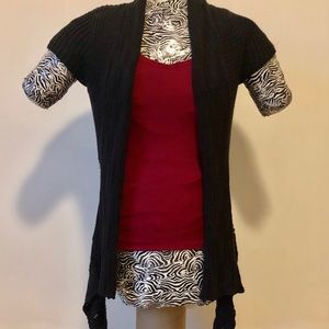 Mall goth y2k emo sweater vest